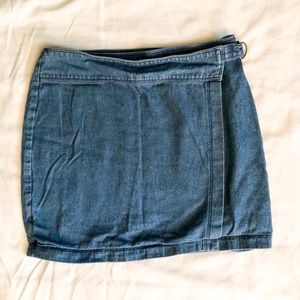 Hollister denim skirt